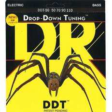 DR Strings DDT-50 Drop-Down Tuning Steel Bass Guitar .050-.110 Heavy