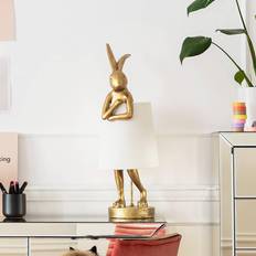 Kare Design Animal Rabbit Gold/White Table Lamp 68cm