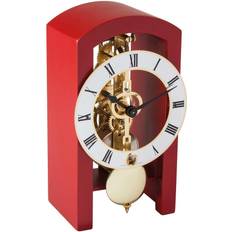 Hermle 23015-360721 Red Modern Mechanical Table Clock