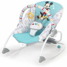 Bright Starts Bouncers Disney Mickey Mouse Blue Original Bestie Infant to Toddler Rocker