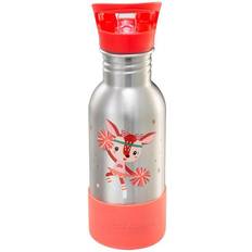 Lilliputiens Edelstahl-Trinkflasche WONDER STELLA 0,6l in silber/rosa