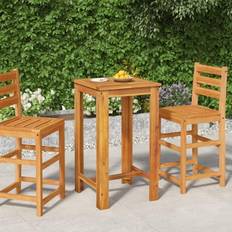 vidaXL Acacia Garden Bistro Outdoor Bar Table