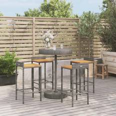 Garden & Outdoor Furniture vidaXL 5-tlg. Gartenbar-Set Bargruppe