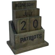 Imperial New England Patriots Team Logo Wood Calendar