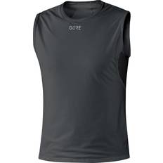 Water Repellent Underwear Gore Windstopper Base Layer Sleeveless Shirt Men - Black
