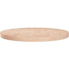 vidaXL Brown, Solid Wood Oak Round Table Top 60cm