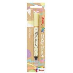 Yellow Brush Pens Pentel Pinselstift Milky Brush Gelb, Basteln