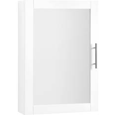 Crosley Furniture Savannah Surface-Mounted Mirrored Medicine Wall Cabinet