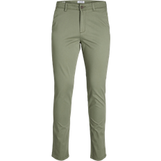 Jack & Jones Marco Bowie Slim Fit Chinos - Green/Deep Lichen Green