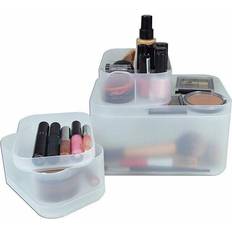 Envie Organising Drawer Cosmetic Transparent Set Of 3 Storage Box