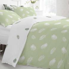 Charlotte Thomas 144 Count "Fern" Duvet Cover Green, Beige