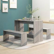 vidaXL grey sonoma Dining Set