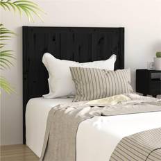 vidaXL black, 95.5 Solid Pine Bed Headboard