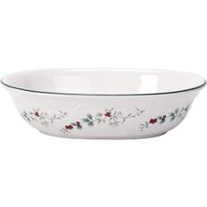 Red - Stoneware Serving Bowls Pfaltzgraff Winterberry 10" Oval Vegetable Serving Bowl