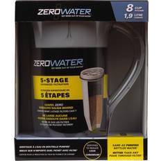 ZeroWater 8-Cup Round Filter 0 TDS Tap Pitcher