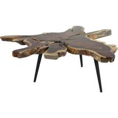 Litton Lane Irregular Metal Coffee Table