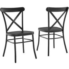 Crosley Sparrow & Wren Camille Metal Kitchen Chair 2pcs