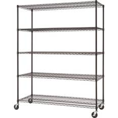 Trinity Basics 5-Tier Wire Rack Shelving System