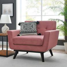 modway Engage Performance Velvet Armchair