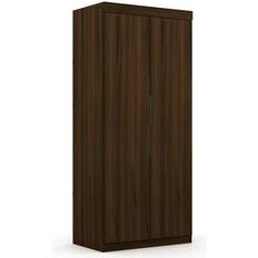 Manhattan Comfort Set of 2 Mulberry 2.0 Closet Wardrobe