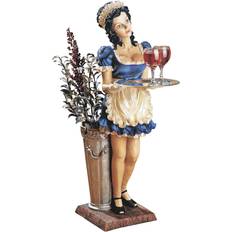 Toscano Genevieve the Buxom French Maid Pedestal Decorative Item