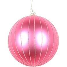 Vickerman MT211745D 5 Mauve Matte Glitter Ball Christmas Tree Ornament