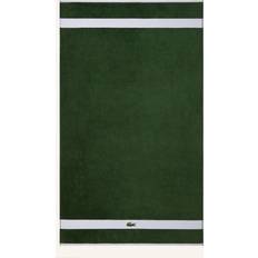 Lacoste Contrast Cotton Bath Towel Green