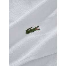 Lacoste Contrast Cotton Bath Towel White