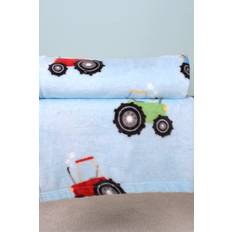 Bedlam Farmyard Friends Print Fleece Blankets Blue (150x)