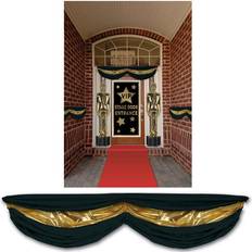 Beistle 57165-BKGD Fabric Bunting Black and Gold