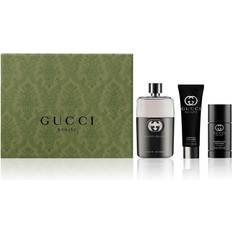 Gucci Men Gift Boxes Gucci Guilty Pour Homme Gift Set EdT 90ml + Deo Stick 75ml + Shower Gel 50ml