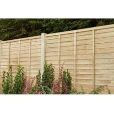 Larchlap 6ft High Pressure Treated Overlap Fence Panel Pressure