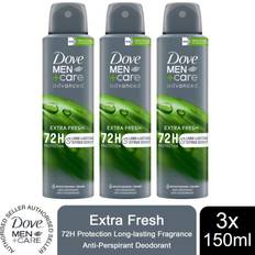 Dove Deodorants - Men Dove Men+Care Antiperspirant Deodorant 72H Protection Extra Fresh 150 ml, 3 Pack