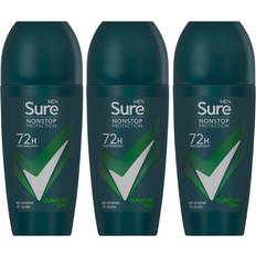 Sure Men Antiperspirant Deodorant Roll On 72H Nonstop, Quantum Dry 50Ml, 3