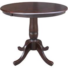 International Concepts 36" Round Top Pedestal Dining Table