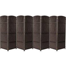 Sorbus Extra Wide Diamond Weave Fiber Room Divider