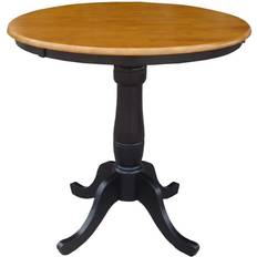 International Concepts 36" Round Top Pedestal Small Table