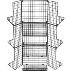 Sorbus 3 Tier Mounted Newspaper Rack