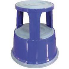 Blue Stools Q-CONNECT Metal Step Seating Stool