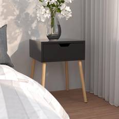 vidaXL Cabinet High Bedside Table