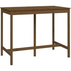 vidaXL Honey Pine Bar Table