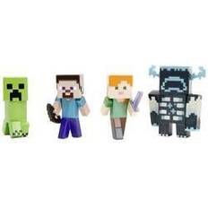 Minecraft Figurines Minecraft Jada Toys 4-Pack 2.5 Figures