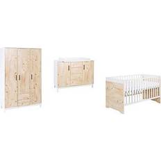 Pink Childbeds Schardt Komplett Kinderzimmer Timber Pinie, 3-tlg.Kombi-Kinderbett 70