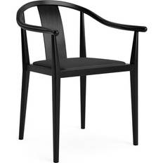 Norr11 Shanghai Black Ash/Dunes-Anthracite Kitchen Chair 86.8cm