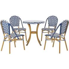 Beliani 4 PE Garden Patio Dining Set