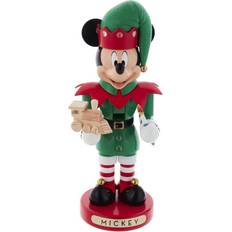 Kurt Adler Mickey The Elf 10 Inch Green/Red/White Nutcracker