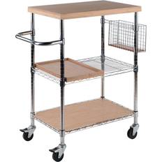 Winsome Wood Madera Utility Cart Trolley Table