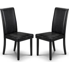 Julian Bowen Hudson Black Kitchen Chair 96cm 2pcs