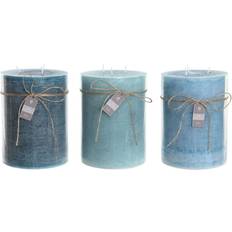 Turquoise Scented Candles Dkd Home Decor 3 Units Scented Candle