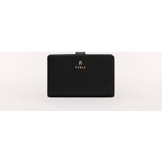 Furla Compact Wallet M Nero Black Grained Calf